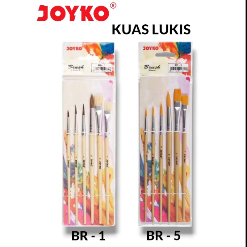 

KUAS LUKIS JOYKO BRUSH BR-1 / BR-5 (SET)