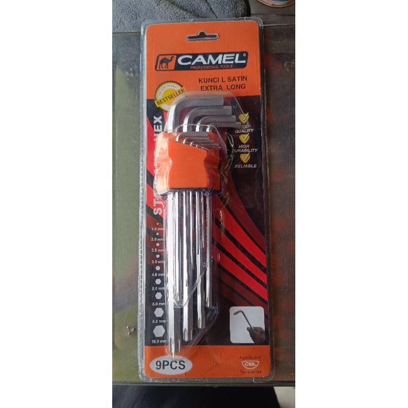 Kunci Set L & Bintang Camel