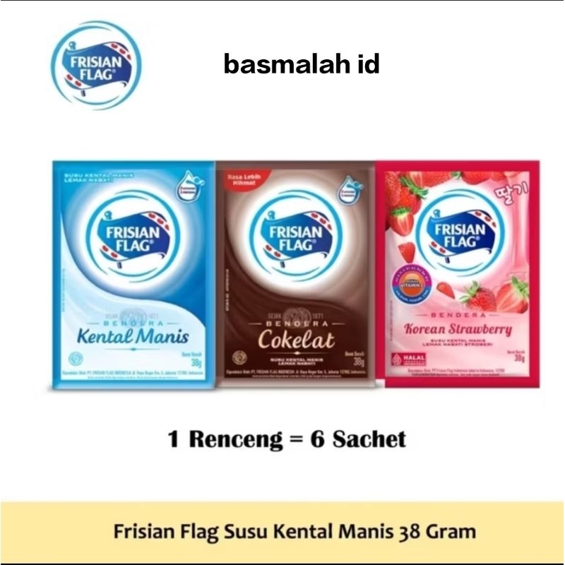 

SUSU KENTAL MANIS KEMASAN SACHEET SATU RENCENG(6 sachet