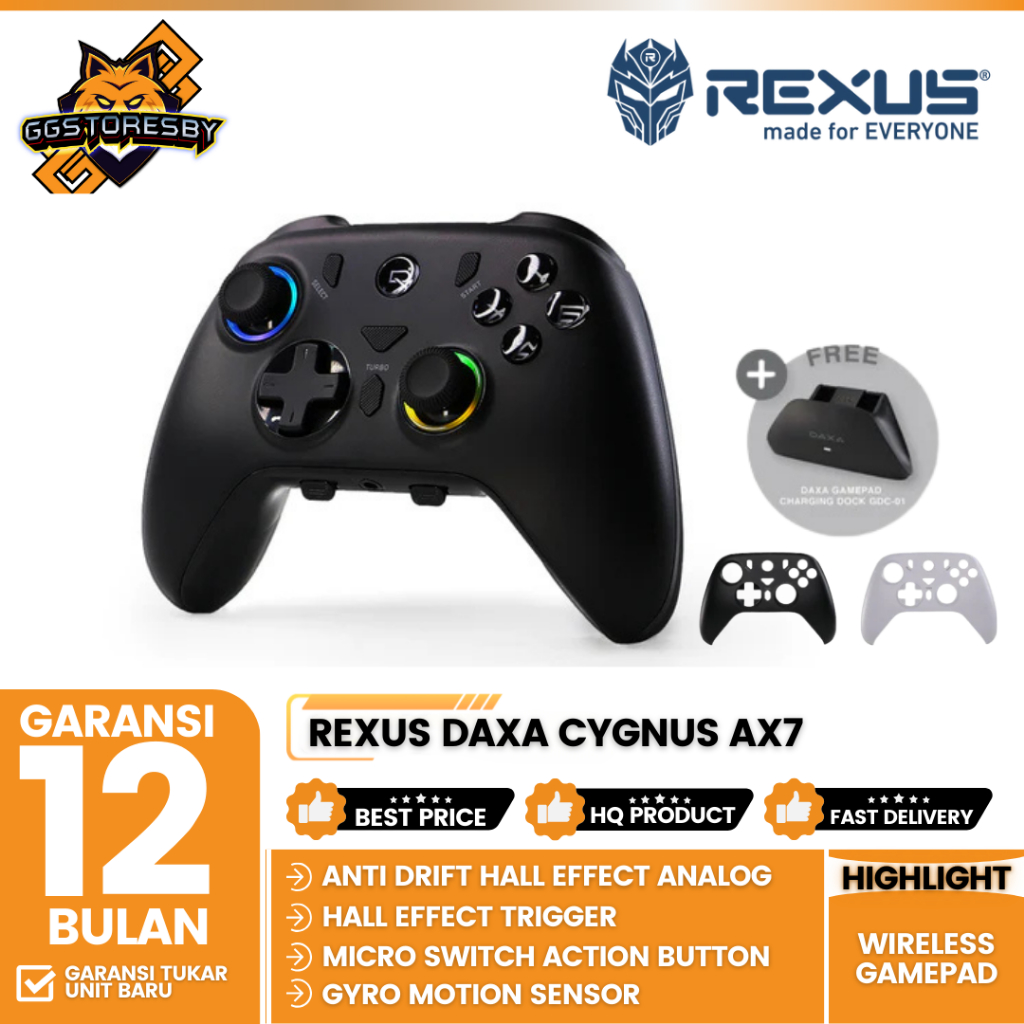 REXUS DAXA CYGNUS AX7 WIRELESS Gamepad