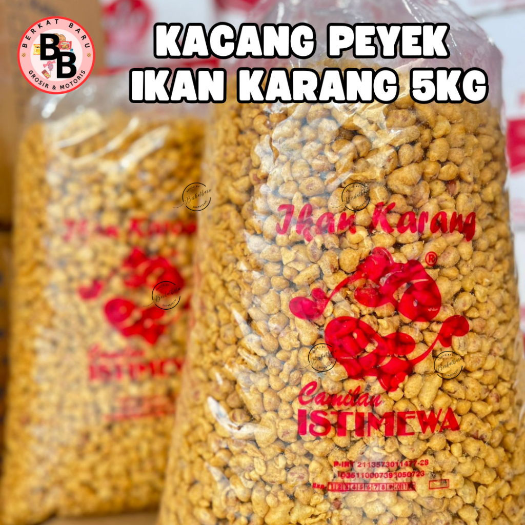 

[BB SNACK] KACANG PEYEK IKAN KARANG 5KG