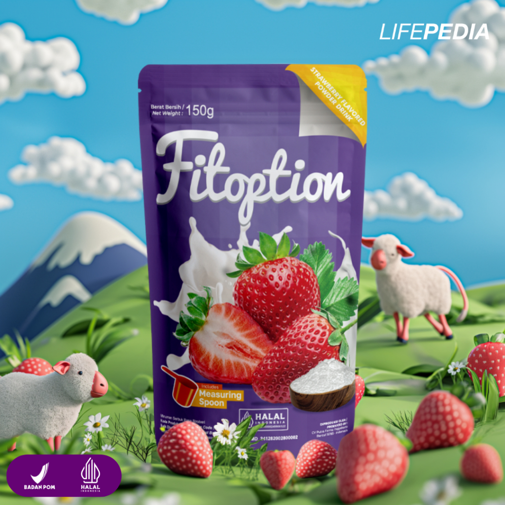 

FITOPTION Minuman Suplemen Rasa Strawberry 150 Gram