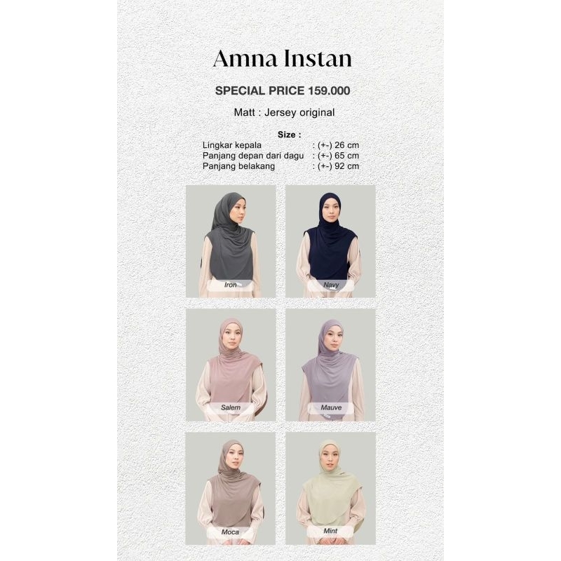 khalewale amna instan/Khalewale hijab/hijab/Khalewale/jastip khalewale