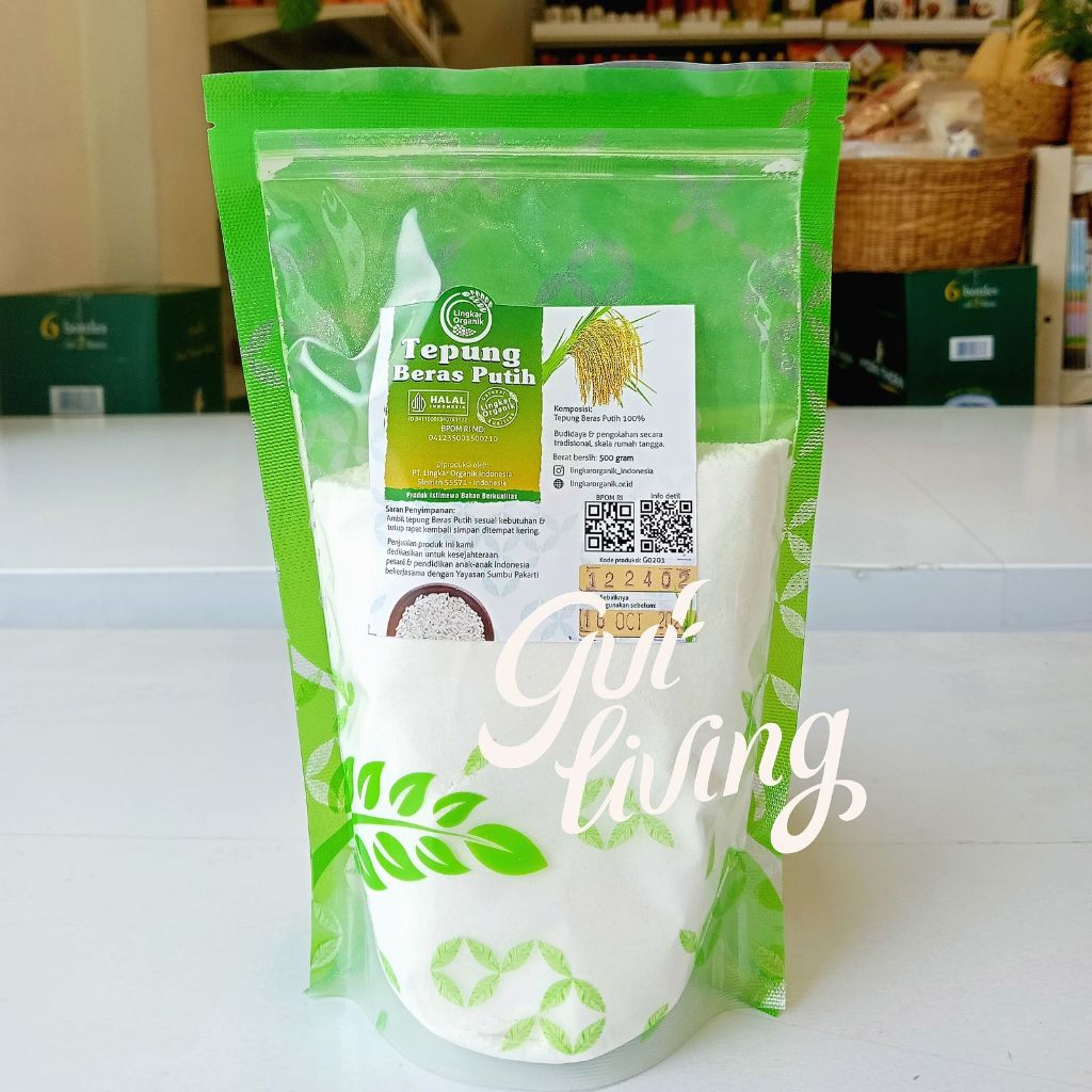 

Tepung Beras Putih Lingkar Organik