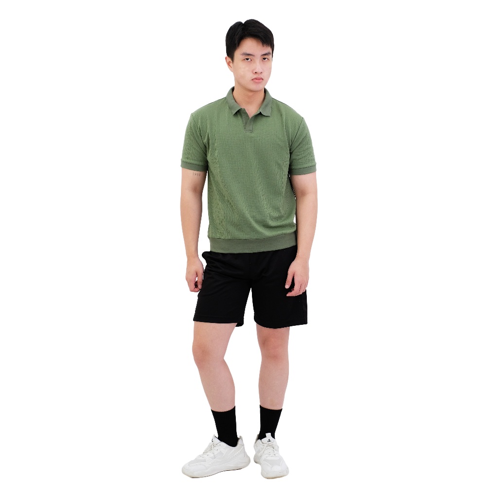 POSHBOY Polo Shirt Ontario - Kaos Kerah Pria warna Hijau Lengan Pendek Original Garansi 100%