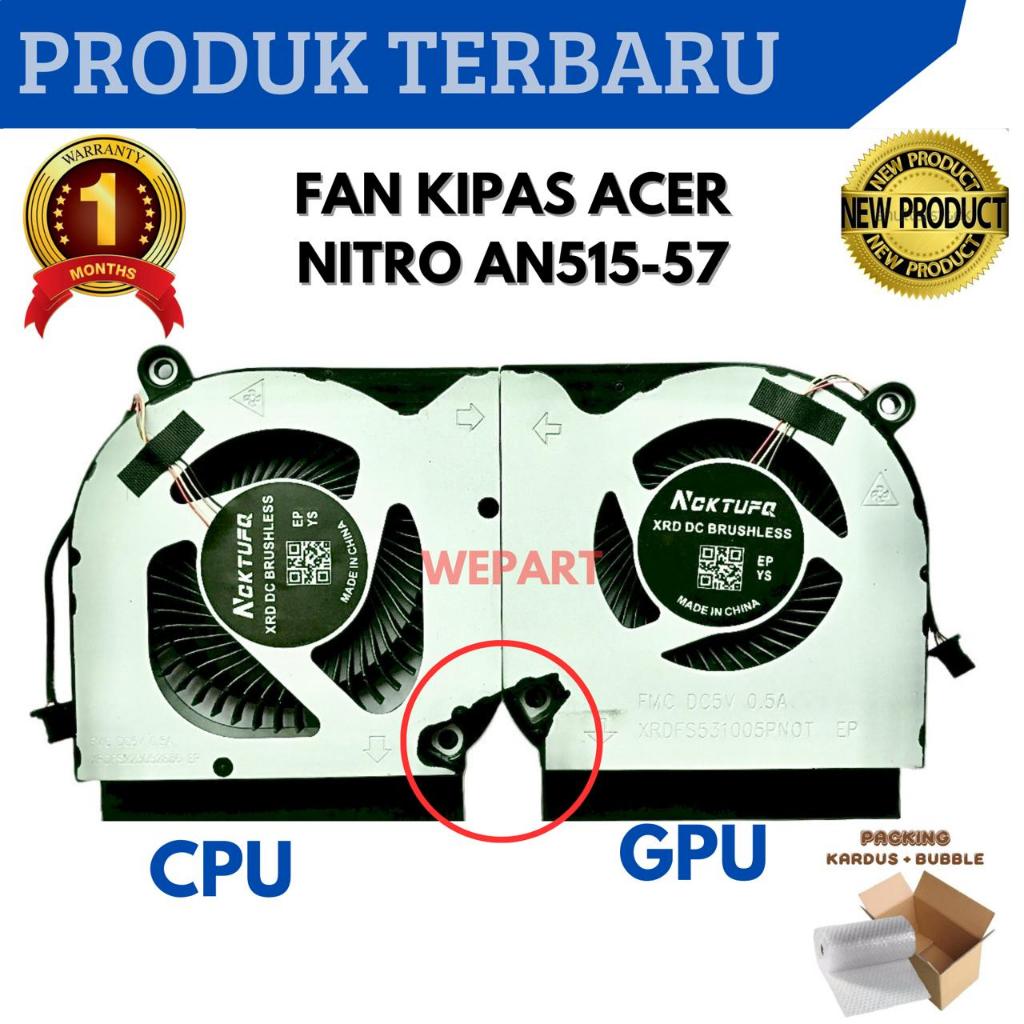 Fan Acer Nitro 5 AN515 57 56 55 54 44 AN517 54 52