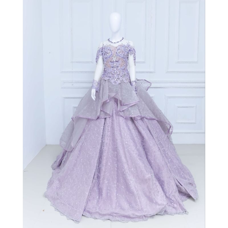 gaun Lilac bekas