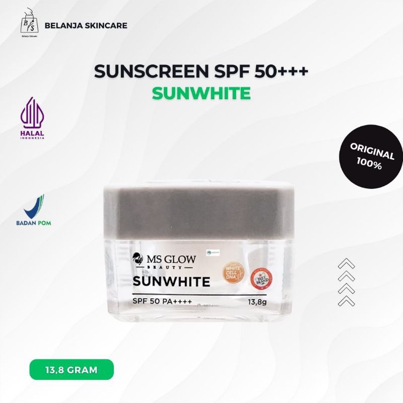 MS GLOW SUNSCREEN SUNWHITE SPF 50 PA+++