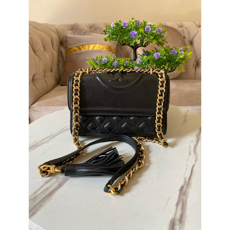 preloved tory burch fleming small