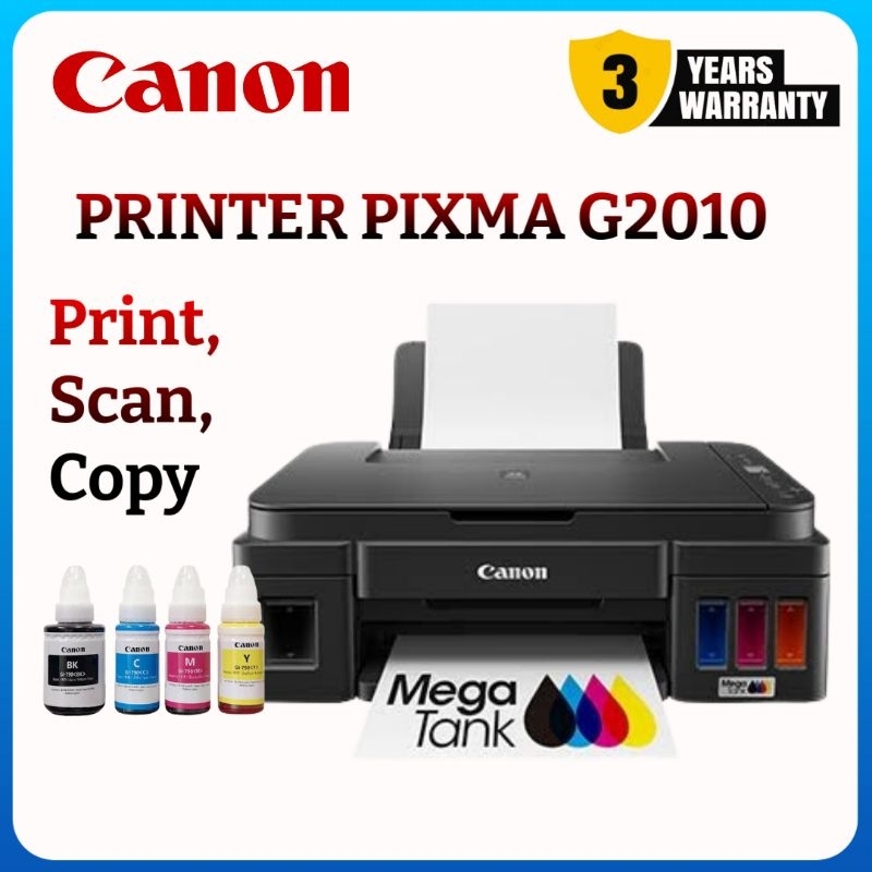 PRINTER CANON G2010 PIXMA GARANSI RESMI - PRINTER G2010