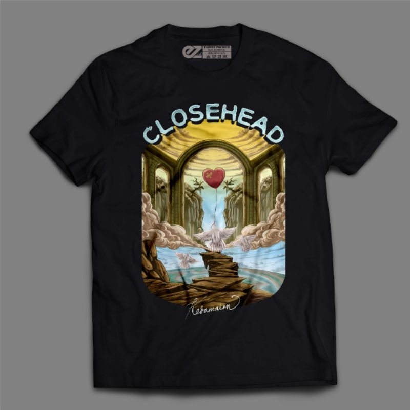T-SHIRT Band Closehead | Kaos Unisex Katun Combed