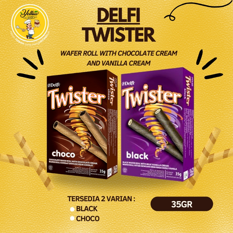 

DELFI WAFER ROLL SALUT COKLAT TWISTER 35GR