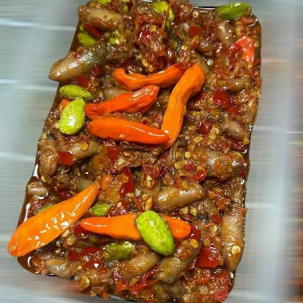 

Sambalado pete baby cumi asin 250 gram