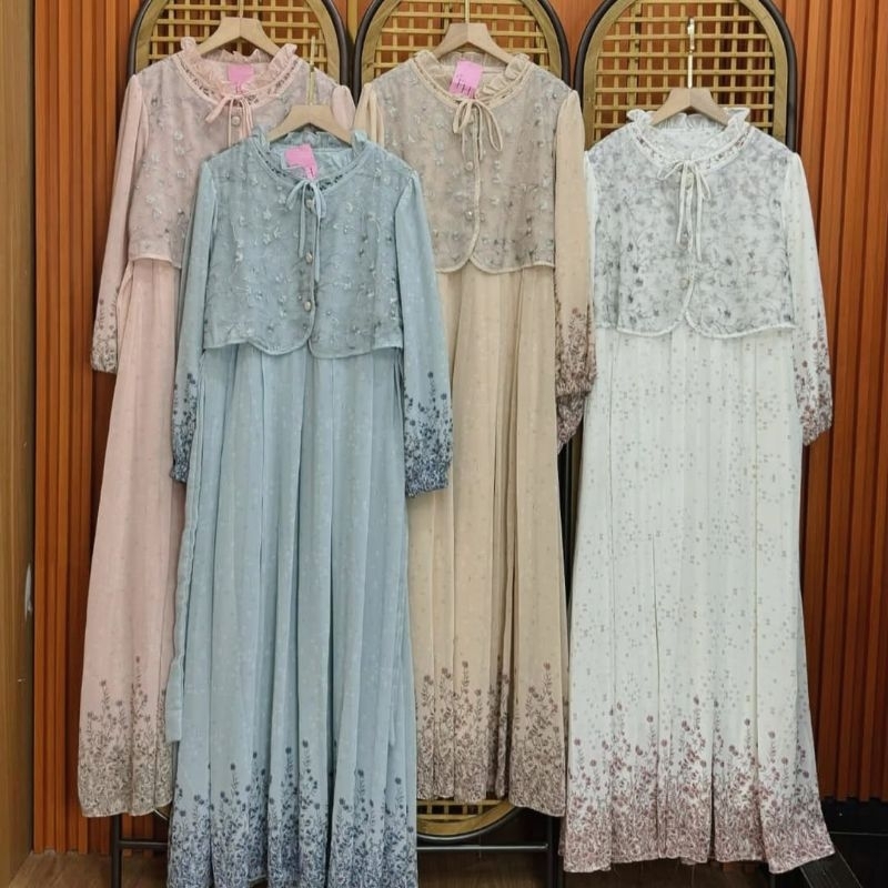 CELINE DRESS CERUTY PREMIUM MIX BRUKAT/GAMIS CERUTY BUSUI