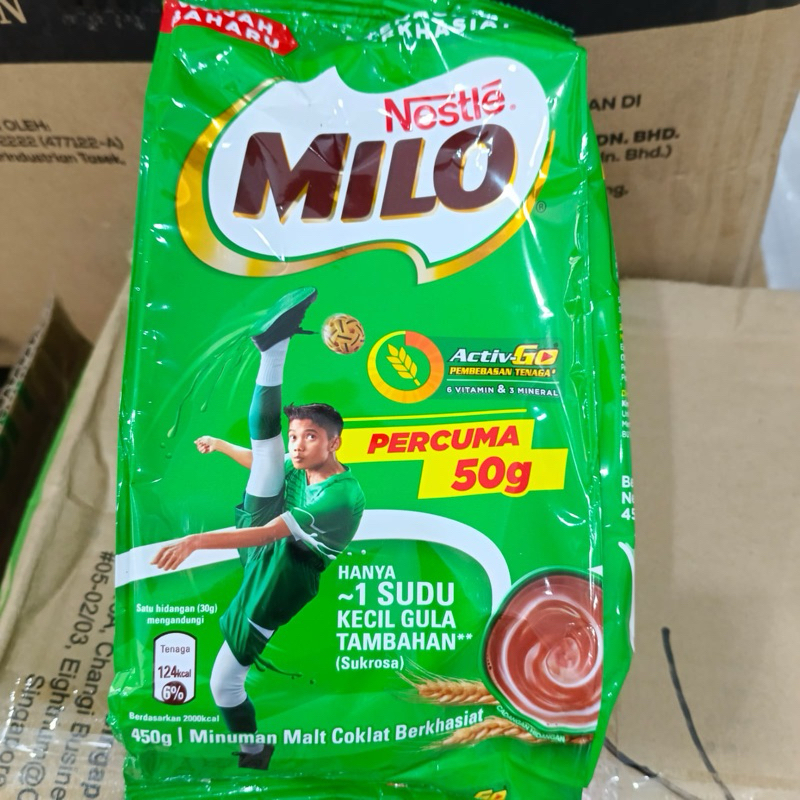 

Milo Mly 450gram travel size