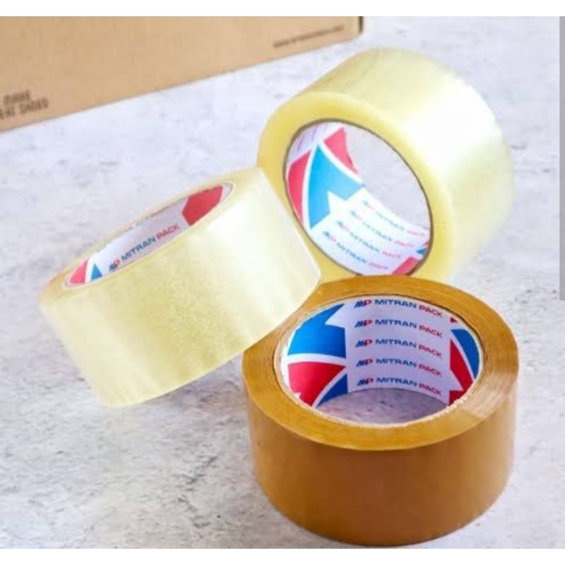 

Lakban Bening / Coklat per Roll