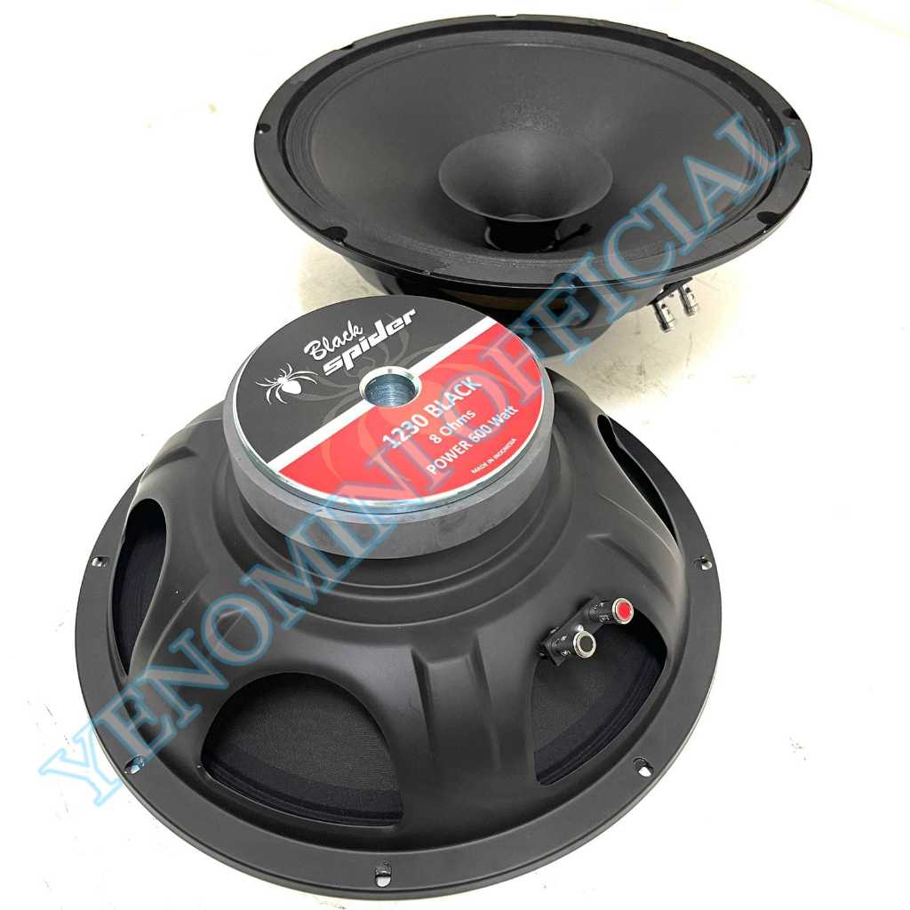 Speaker Komponen BlackSpider 1230 12inch 600watt Original Speaker Componen Black spider BS 1230 bs12