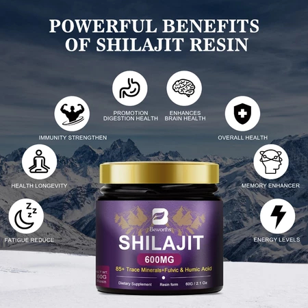 Williya Shopp Beworths 100% Resin Shilajit Himalaya Murni Resin Kesehatan Seksual Shilaji