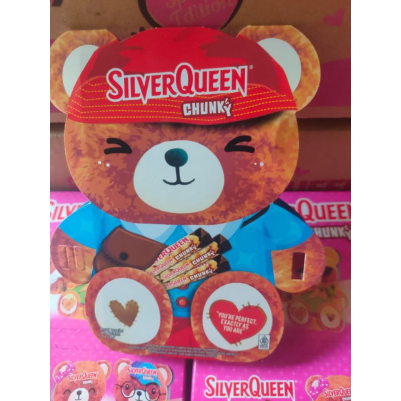 

pink Silverqueen Bear Valentine Chunky Cashew Special Edition 1 pack