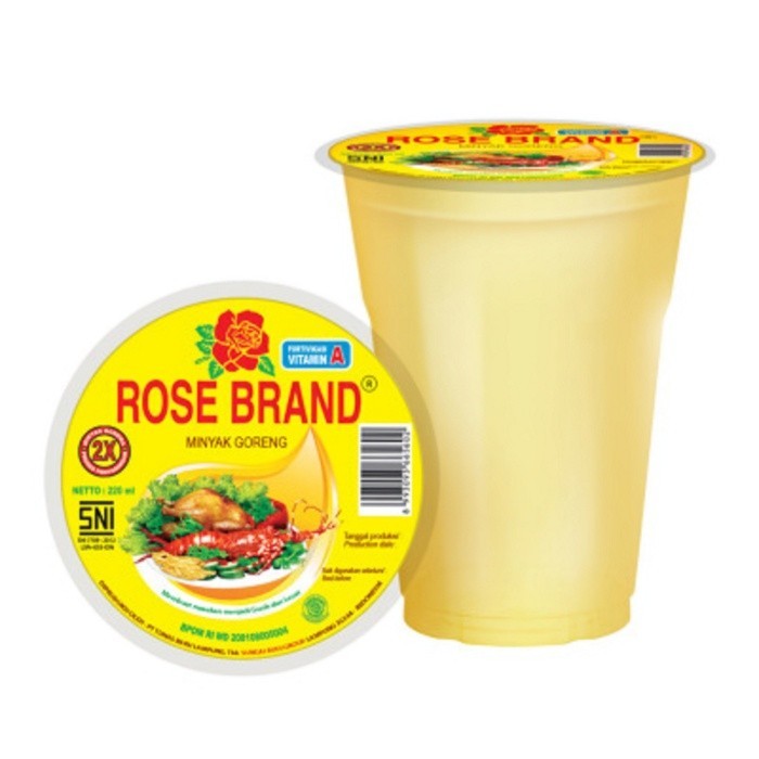 

Minyak Goreng Rose Brand Gelas 220 ml