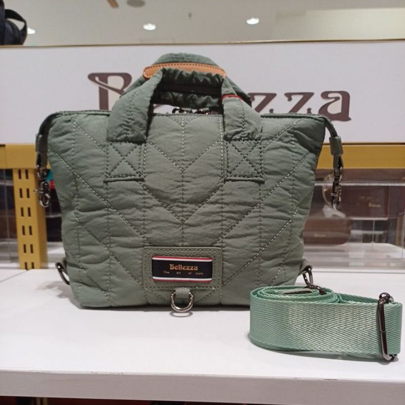 Terbaru Bellezza 63234 Produk Original Depstore Tas Wanita Parasut Ringan Handbag Selempang