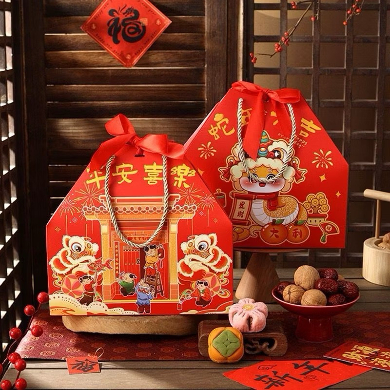 

Tas HAMPERs IMLEK MEWAH PARCEL BAG SINCIA SNAKE YEAR CNY