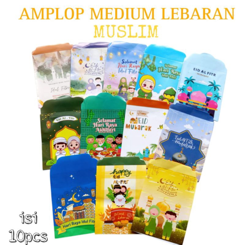 

Amplop lebaran terbaru Medium ( 1 pak isi10 pcs)