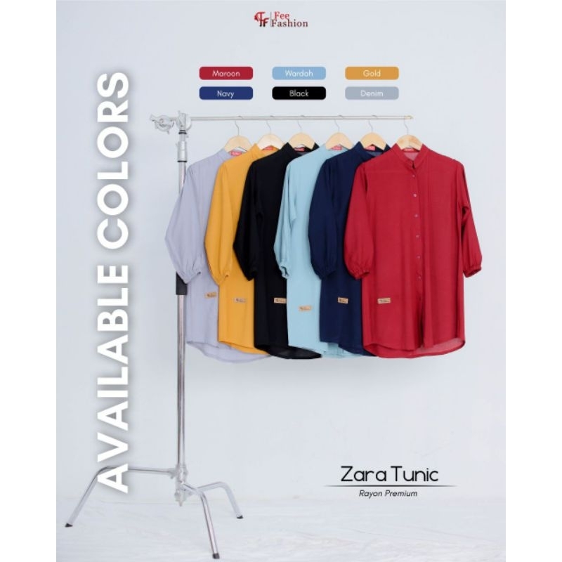 Zara tunik by Fee fashion/Tunik fee fashion/tunik rayon
