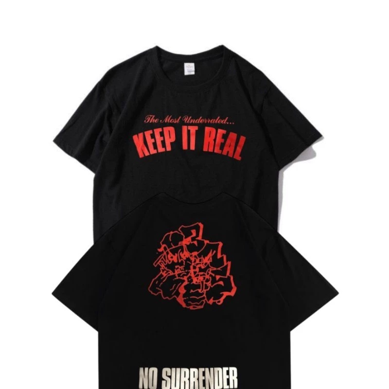 gd-5 KEEP IT REAL TSHIRT REAL TIGHT / KAOS BAND HARDCORE KEEP IT REAL / KAOS BAND PUNK DISTRO TERLAR