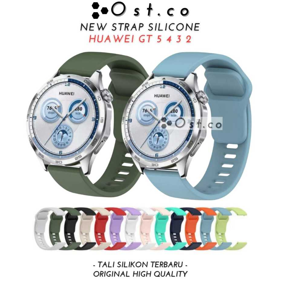 NEW Strap Huawei GT 5 GT 6 46mm GT 6 PRO GT 5 PRO GT 4 / GT 3 Silicone Tali Huawei GT 5 GT 4 46mm Mo
