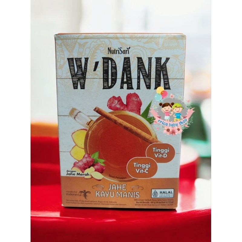 

Nutrisari W'dank / Wdank Jahe Kayu Manis 60g/4 sachet (100% ORIGINAL)