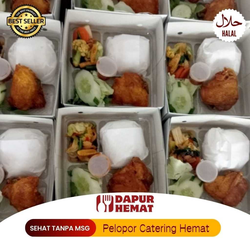 

Dapur Hemat - Paket Nasi Box Ayam Goreng Pot 8 Paling Murah Enak Makanan Siap Saji Halal