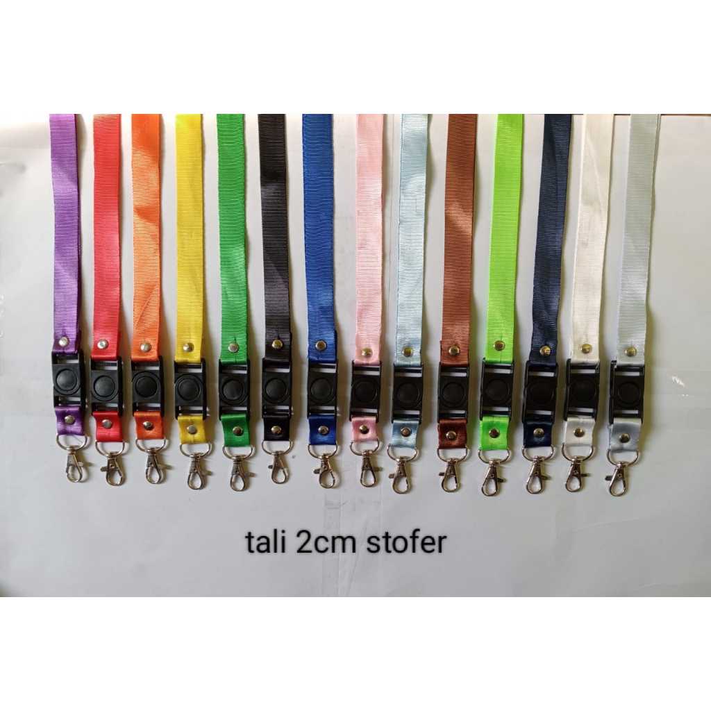 

Tali ID Card 2cm Stofer / Gantungan ID Card isi 5 pcs