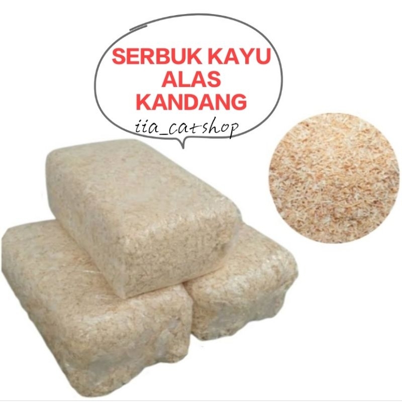 Serbuk Kayu Hamster Serbuk Kayu Kandang Pitik Burung Landak Mini Kelinci Kucing Kebutuhan Hamster