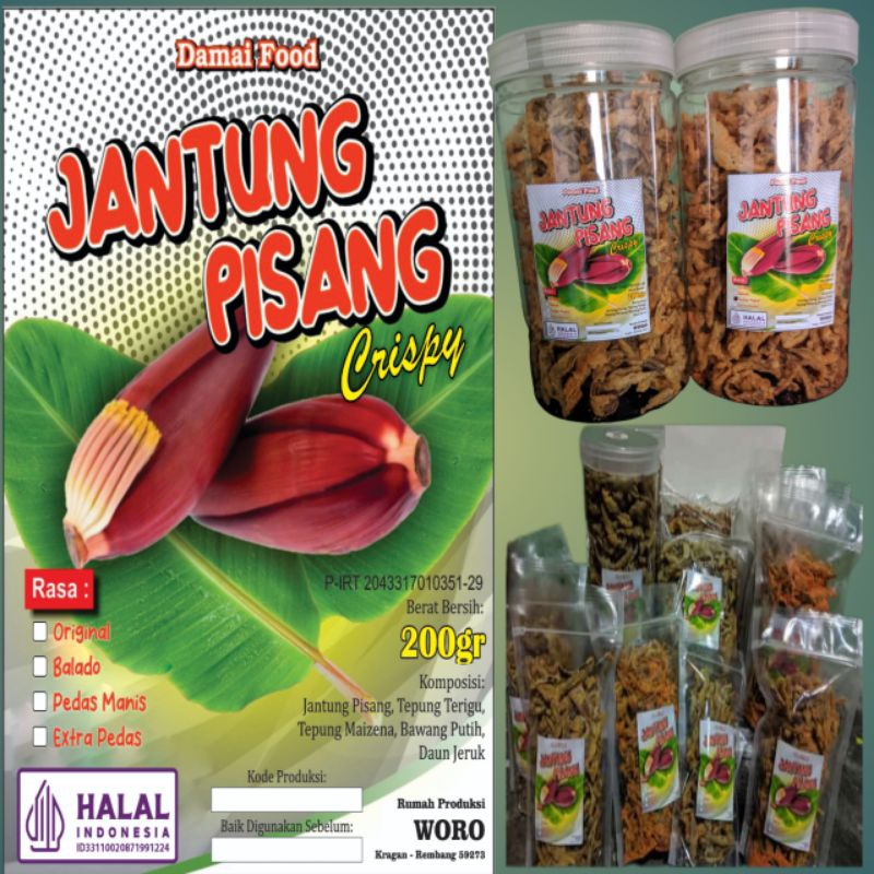 

CAMILAN SEHAT JANTUNG PISANG CRISPY