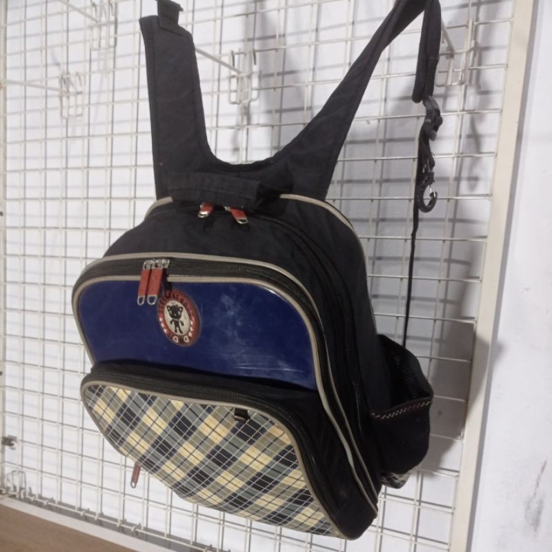 UNME backpack -preloved -alas 13x28cm tinggi 34cm