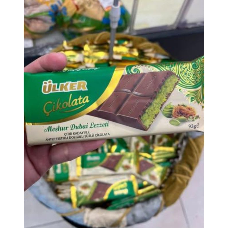 

Coklat Dubai Ulker asli Turki | Coklat Viral | ÜLKER Cikolata Meshur Dubai Lezzeti 93g | Coklat Dubai Ülker Çikolata Turkey