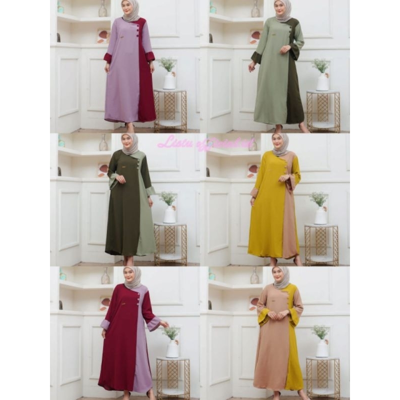 Gamis Crinkle Sopal Terbaru | Gamis Homedress | Gamis Airflow Termurah | Gamis Super Premium