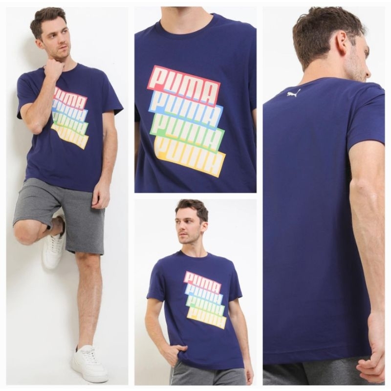 KAOS CASUAL | PRIA | WANITA | PUMA GRAPHIC | ORIGINAL