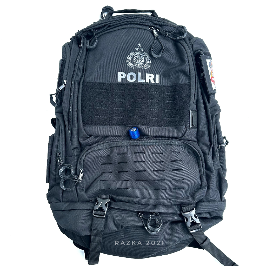 TAS JATAH POLRI TERBARU / RANSEL POLISI HITAM