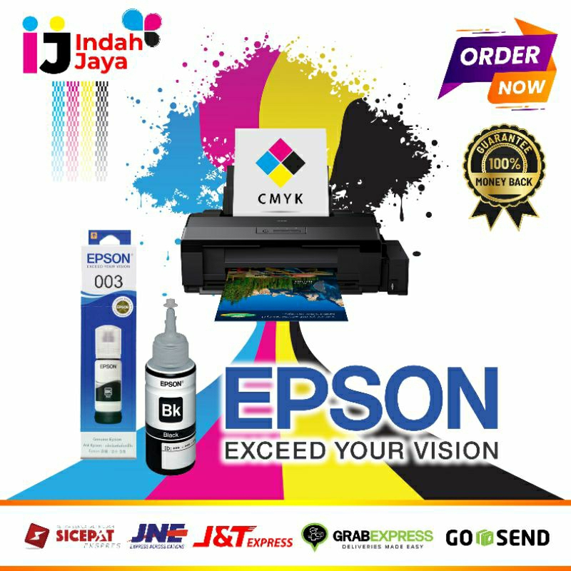 TINTA EPSON 003 ORIGINAL KHUSUS HITAM