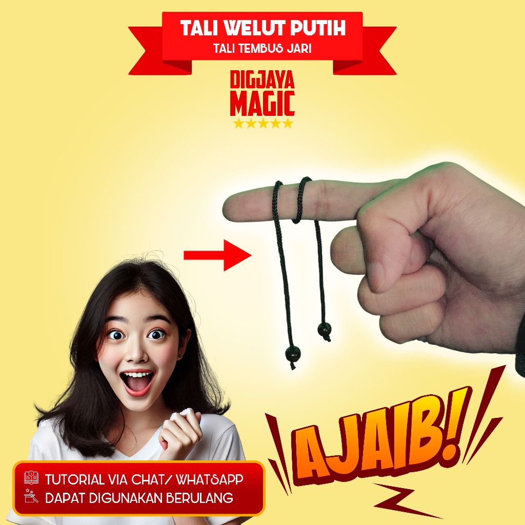 ALAT SULAP TALI WELUT PUTIH - DIGJAYA MAGIC