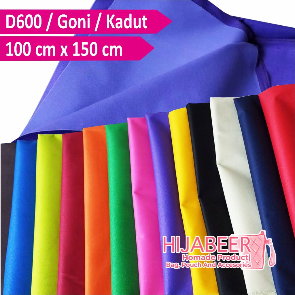 Kain Dinir D600 / Kain Kadut / Kain Goni / Polyester / 100 cm x 150 cm Meteran