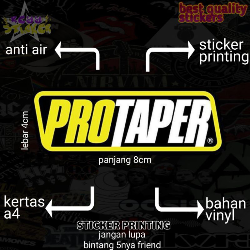 

STICKER PRINTING ANTI AIR PROTAPER SETICKER MONTOR/TAMBLER