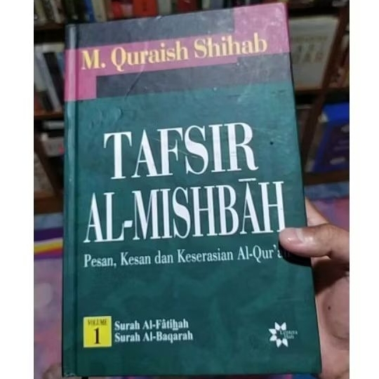 Original HC Hardcover Tafsir Al-Mishbah Al Misbah Quraish Shihab Jilid Volume 1