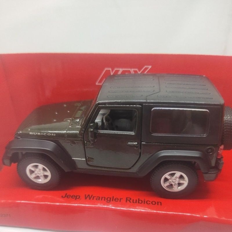 diecast mobil Jeep Wrangler Rubicon original