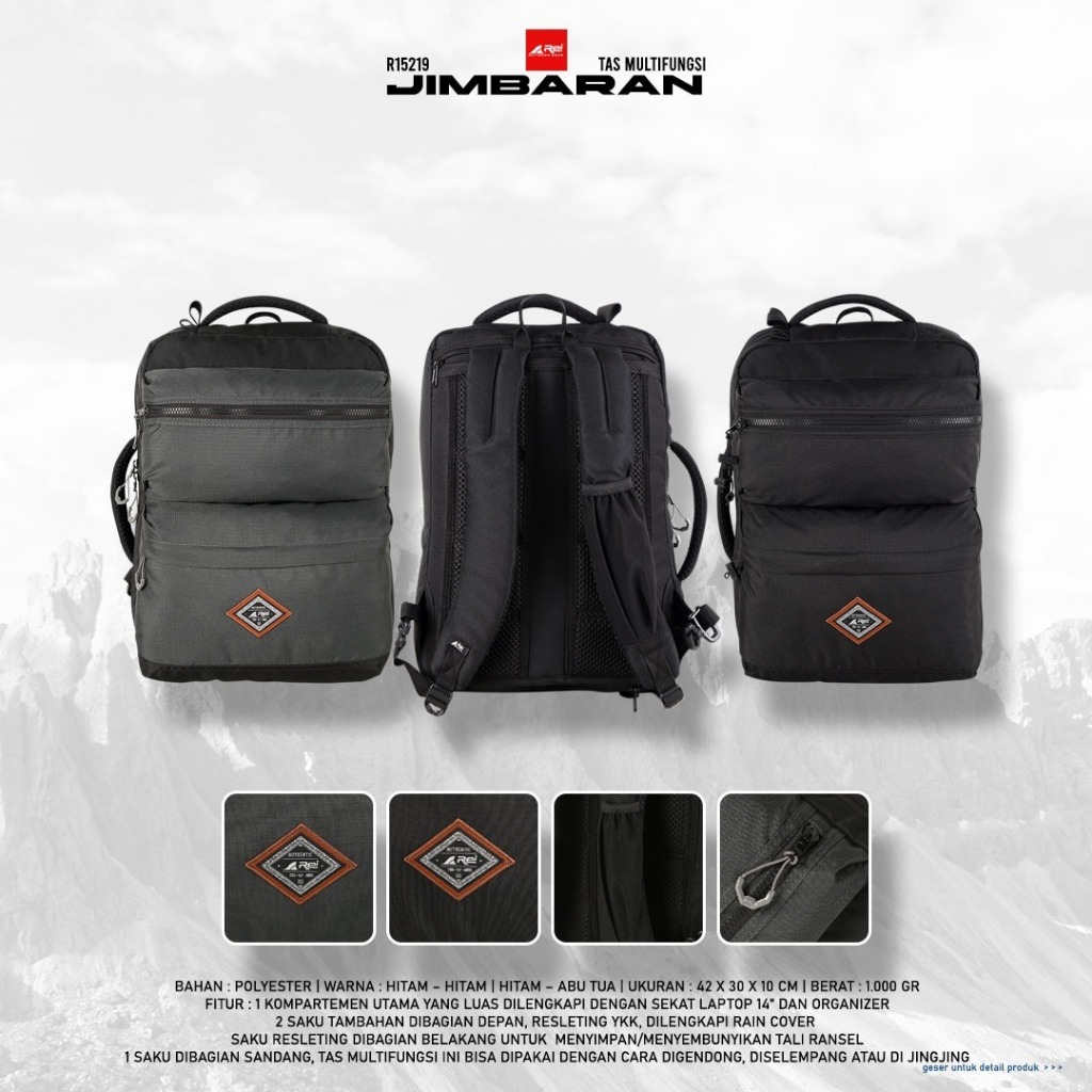 Tas Ransel Multifungsi Jimbaran Arei Outdoorgear