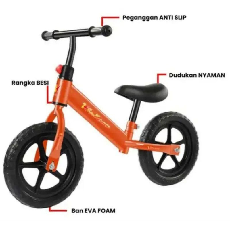 SEPEDA KESEIMBANGAN ANAK TANPA PEDAL