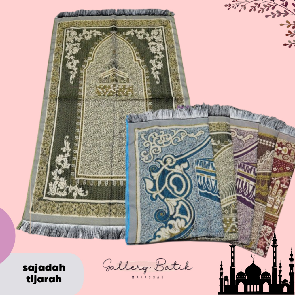 SAJADAH JUMBO TIJARAH UNTUK SOUVENIR , OLEH OLEH HAJI DAN UMROH SAJADAH TRAVEL [Gallery Batik Makass
