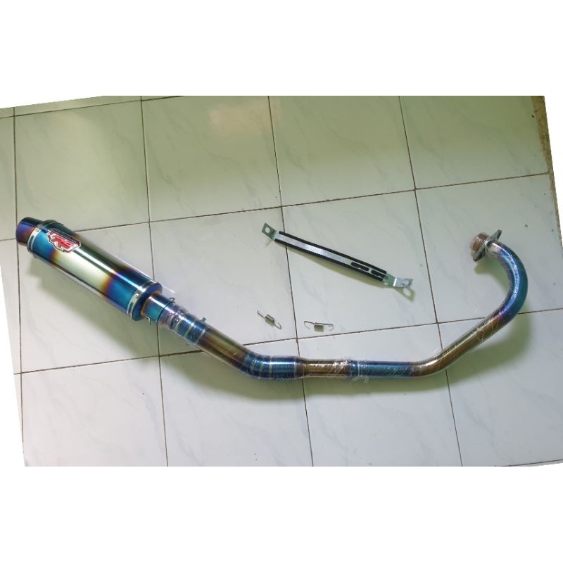 Knalpot R9 Rg Racing Generation Fullsystem untuk Vixion